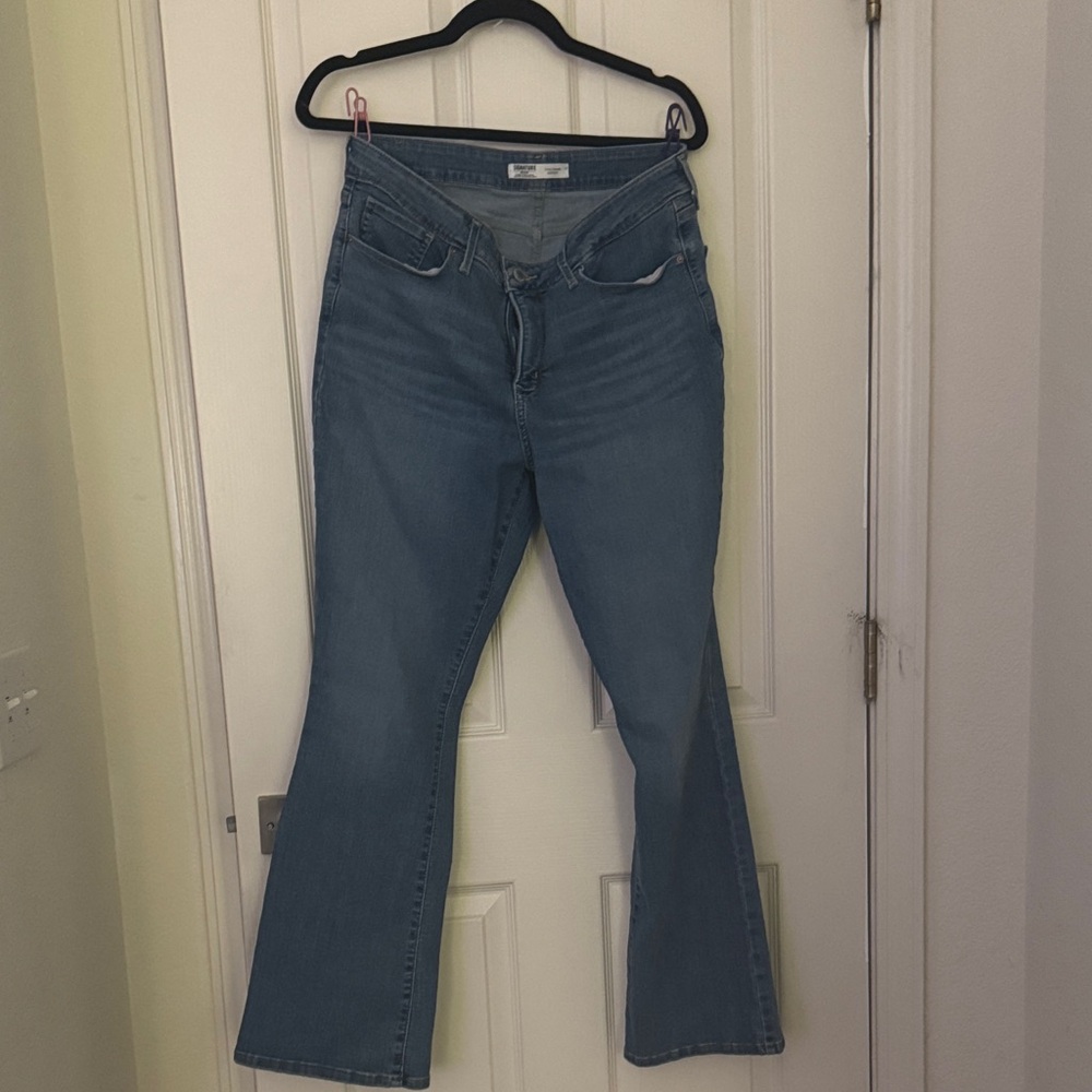 Signature by Levi Strauss Classic Blue Wide Leg Jeans